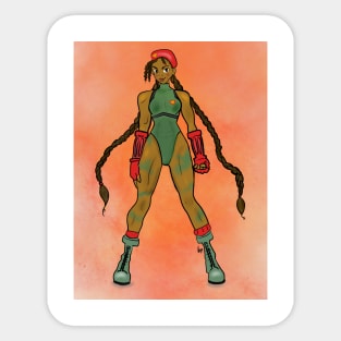 Street Fighter Cammy Sticker